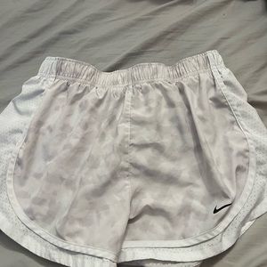 White camo nike shorts